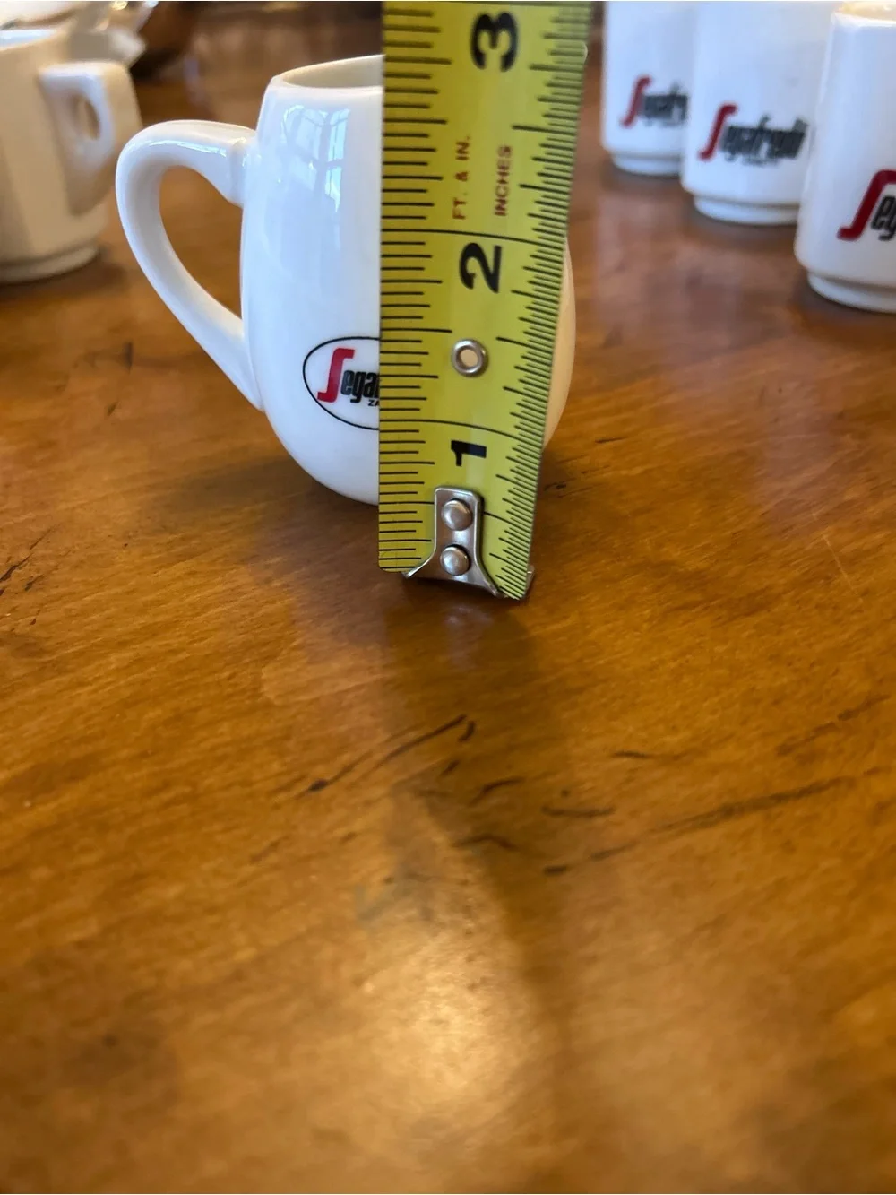Vintage Segafredo Zanetti Italian Espresso Cups, Set of 4 Plus Creamer